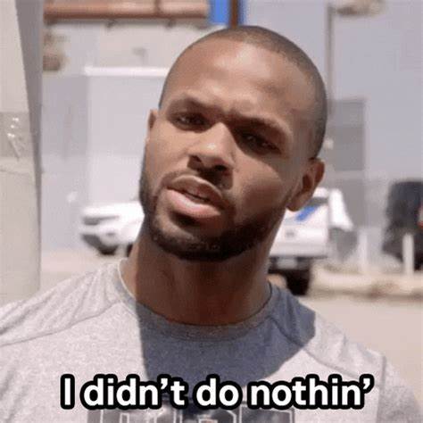 i didnt do nothing